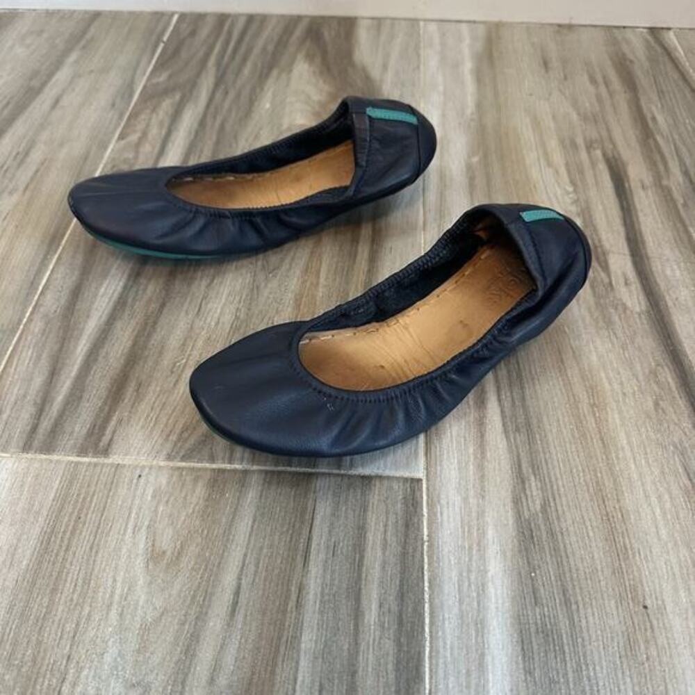 Tieks by Gavrieli Leather Ballet‎ Flats Black  Shoes Womens Size 7 Casual Career